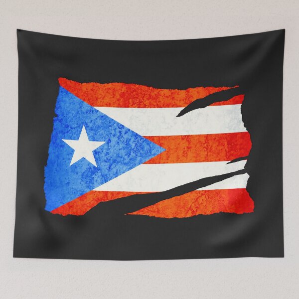 Item preview, Puerto Rico Flag – Distressed Ripped Heritage designed and sold by buglevel.