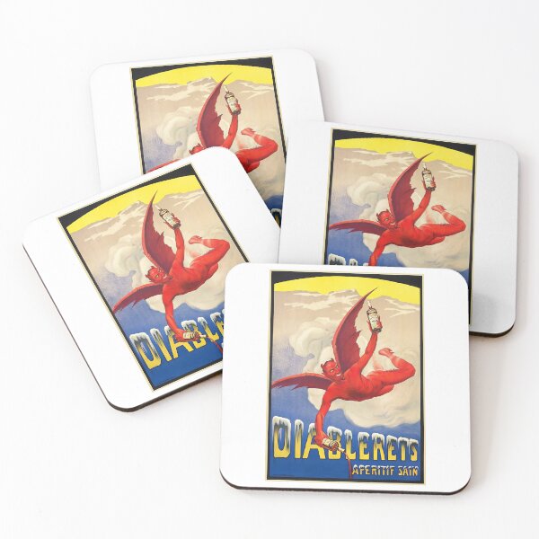 Item preview, Vintage Diablerets Aperitif Devil Poster designed and sold by TeeARTHY.