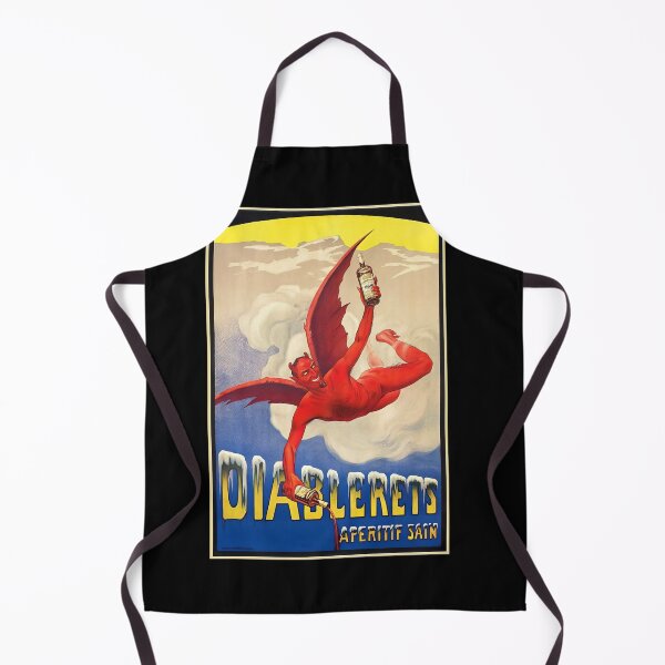 Item preview, Vintage Diablerets Aperitif Devil Poster designed and sold by TeeARTHY.