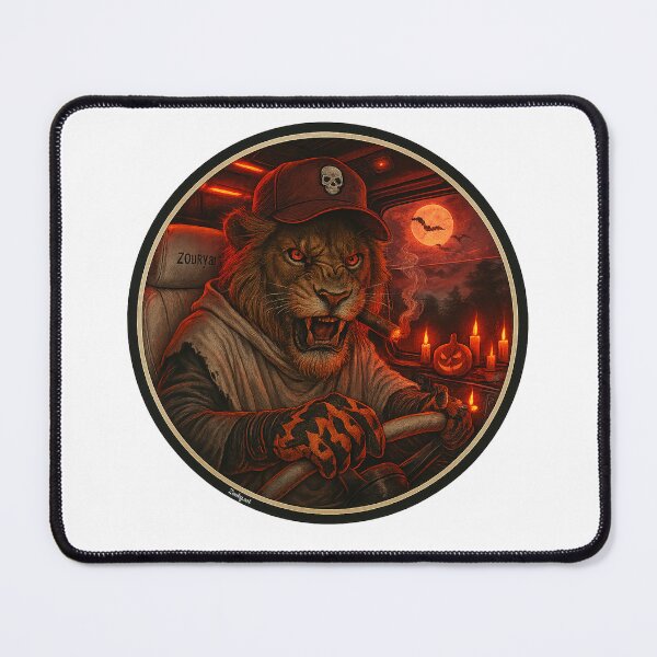 Item preview, 18-Wheeler – Lion Trucker Halloween Night designed and sold by Zouky.art.
