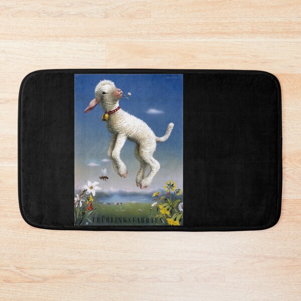 Item preview, Spring Trips lamb Poster by Donald Brun Vacances en Suisse designed and sold by TeeARTHY.