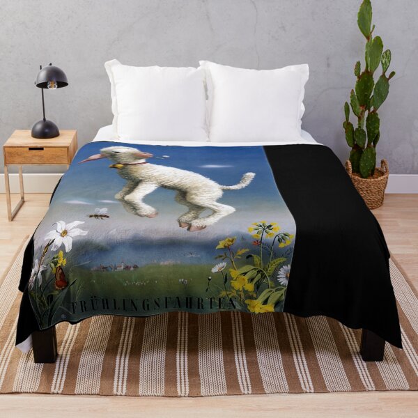 Item preview, Spring Trips lamb Poster by Donald Brun Vacances en Suisse designed and sold by TeeARTHY.