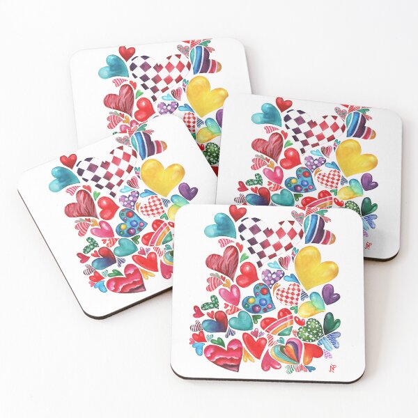 Item preview, Romantic Hearts pattern - Love is in the Air designed and sold by NPrintsDesign.