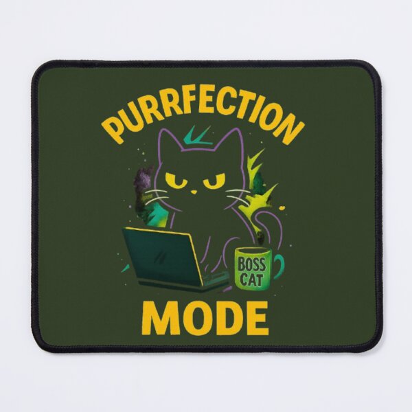 Item preview, Purrfection Mode – Boss Cat Graffiti Laptop Skin | Cool Urban Street Art Cat Design designed and sold by CityShop247.