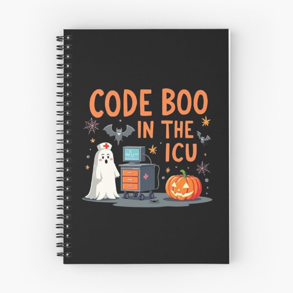 Item preview, Code Boo in the ICU – Funny Halloween Medical Ghost Design designed and sold by falconaro.