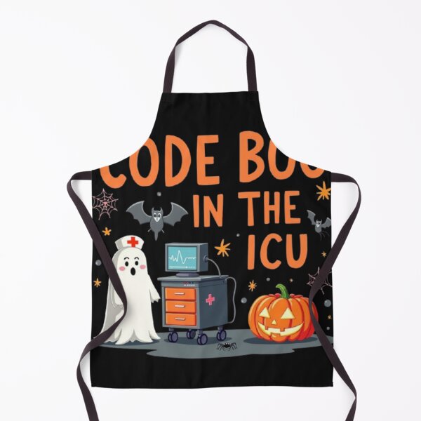 Item preview, Code Boo in the ICU – Funny Halloween Medical Ghost Design designed and sold by falconaro.