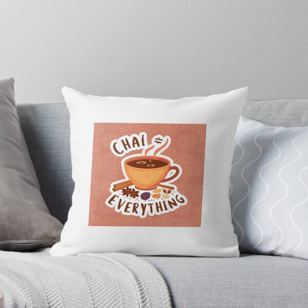 Item preview, Chai > Everything – Desi Quote Shirt for Tea Lovers designed and sold by VIDURBHANDAARI.