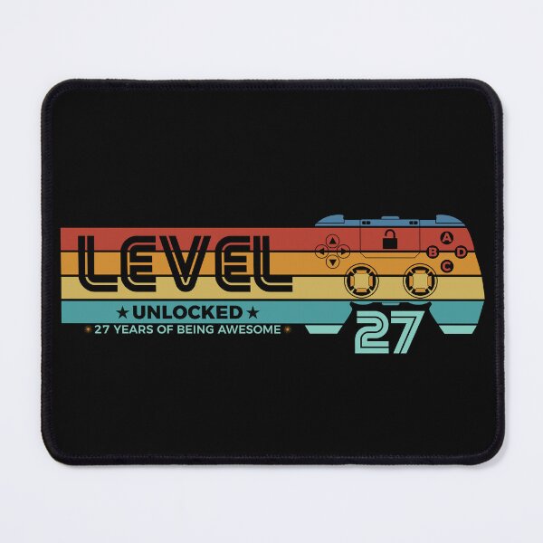 Item preview, Level 27 Unlocked - 27 years old - 27th Birthday Gamer designed and sold by NH2019.