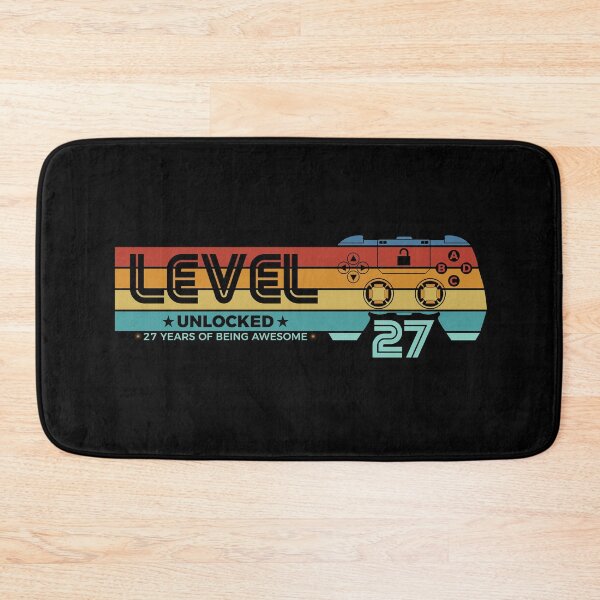 Item preview, Level 27 Unlocked - 27 years old - 27th Birthday Gamer designed and sold by NH2019.