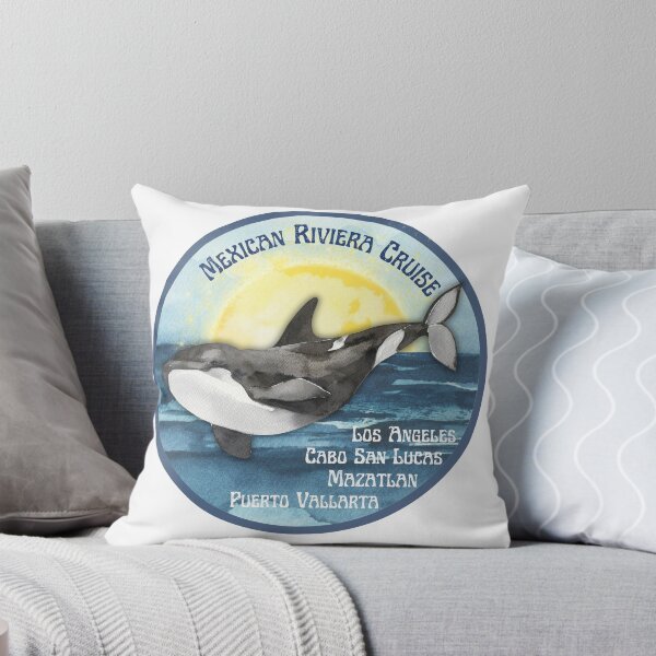 Item preview, Mexican Riviera Cruise with Orca Whale designed and sold by Seeshellspace Designs.