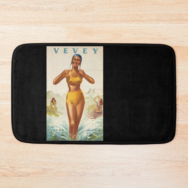 Item preview, Vintage Vevey Switzerland Travel Poster designed and sold by TeeARTHY.