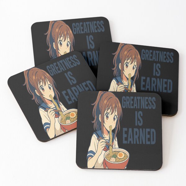 Item preview, Anime girl che gusta una ciotola di ramen designed and sold by RyoSaeba90.