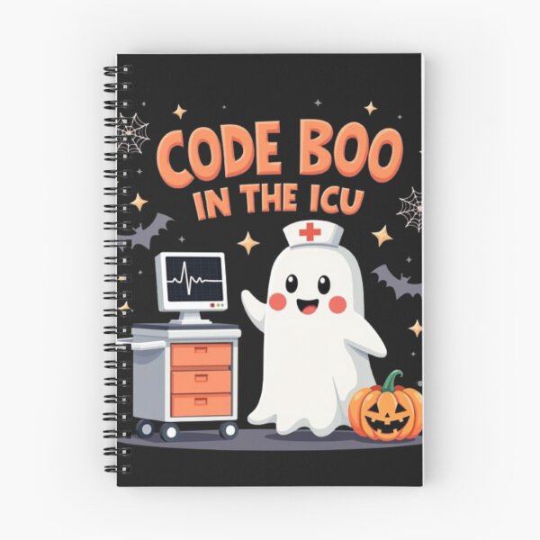 Item preview, Code Boo in the ICU – Funny Halloween Medical Ghost Design designed and sold by falconaro.