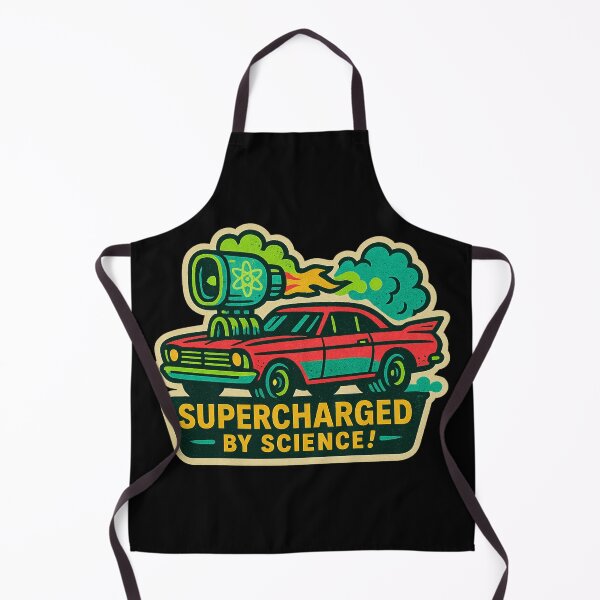 Item preview, Retro Muscle Car Atomic Engine Sticker – Vintage Hot Rod Sci-Fi Comic Art, Funny Car Gift designed and sold by JacobKAurumhead.