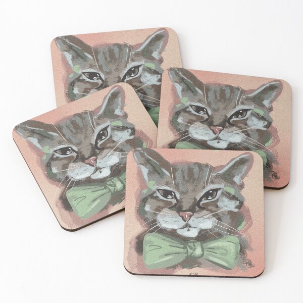 Item preview, Bow Tie Kitty designed and sold by ArtistEmFae.
