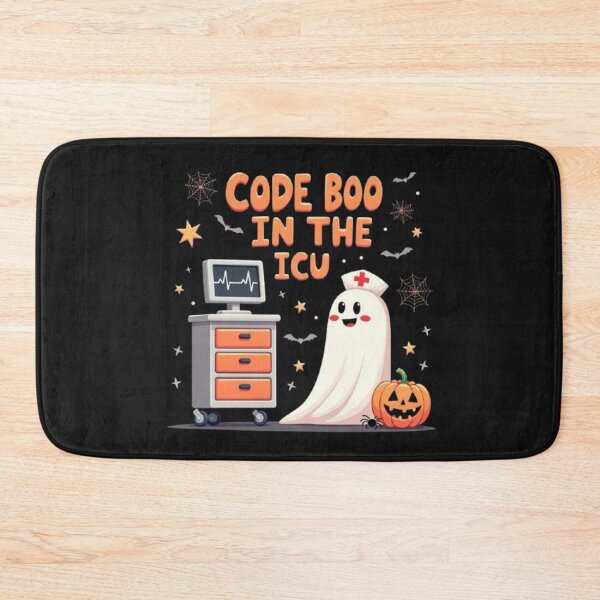 Item preview, Code Boo in the ICU – Funny Halloween Medical Ghost Design designed and sold by falconaro.
