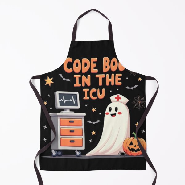 Item preview, Code Boo in the ICU – Funny Halloween Medical Ghost Design designed and sold by falconaro.