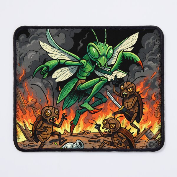 Item preview, Just Another Peaceful Day – Insects Assemble! designed and sold by Tiny-roar-studio.