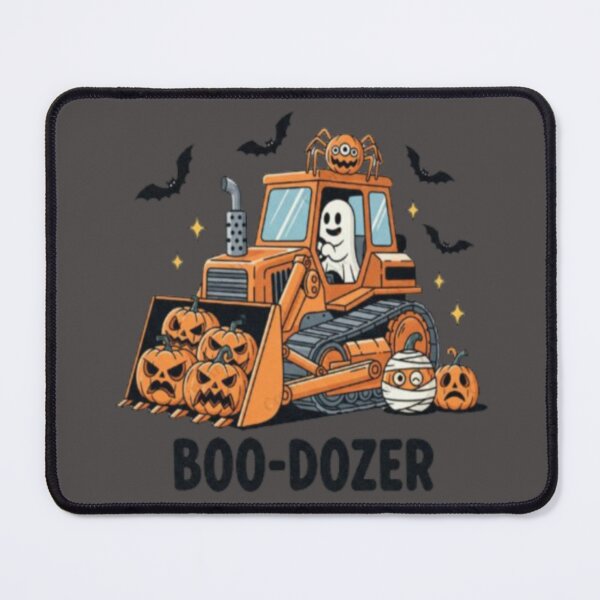 Item preview, Halloween dozer with ghost spiders and pumpkin designed and sold by szydelkowanika.