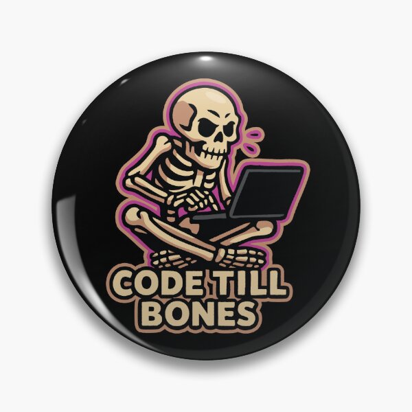 Artikelvorschau, Skeleton Coder – Code Till Bones entworfen und verkauft von Dazzlement.