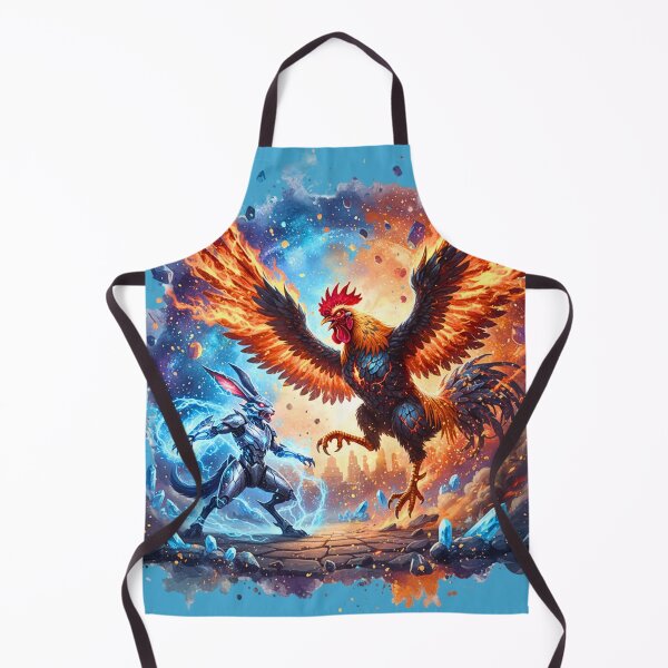 Item preview, Cybernetic Fury vs. Solar Fire | Mecha Rabbit vs. Inferno Rooster designed and sold by E-SarnEdge.