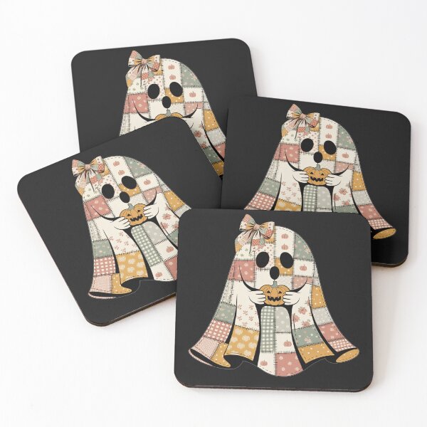 Item preview, Halloween Patchwork Ghost  designed and sold by Cute & Sassy Custom Gifting Boutiques.