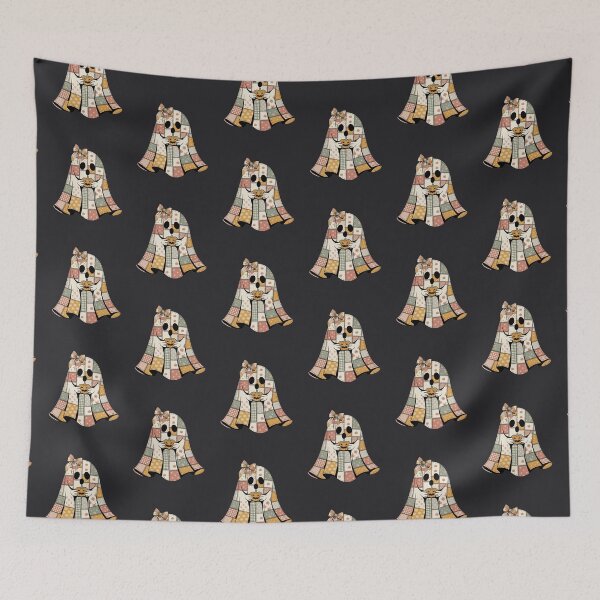 Item preview, Halloween Patchwork Ghost  designed and sold by Cute & Sassy Custom Gifting Boutiques.
