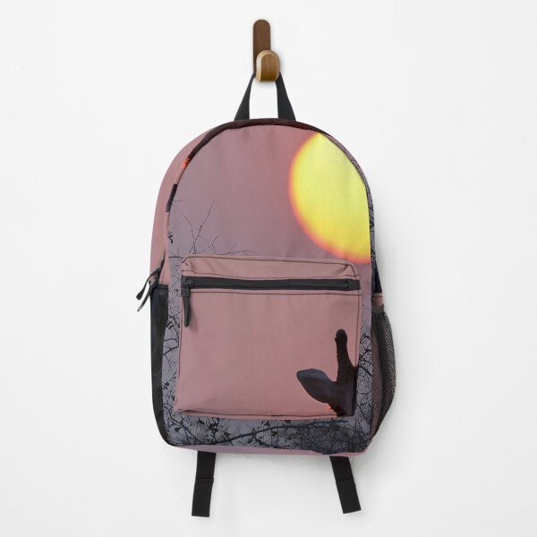 Item preview, Savanna Sunset – Silhouette of a Giraffe Against the Dying Sun designed and sold by DavideAntoniani.