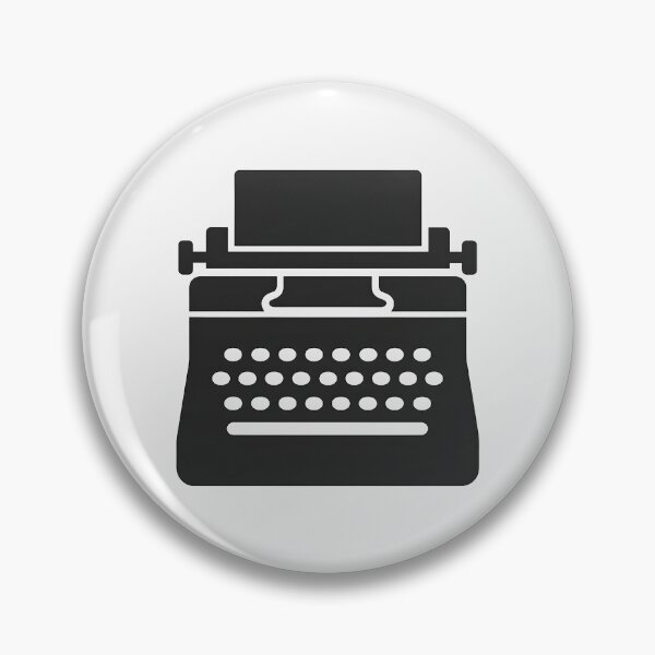 Item preview, Misery Typewriter – Minimalist Horror Symbol designed and sold by athyabm.