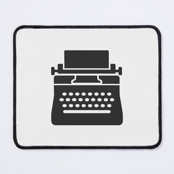 Item preview, Misery Typewriter – Minimalist Horror Symbol designed and sold by athyabm.
