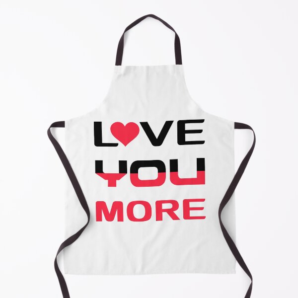 Item preview, Love You More, Flat bold black and red text design designed and sold by ArtimShop.