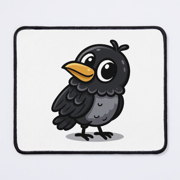 Item preview, Cheerful Crow designed and sold by CanSparkleArt.