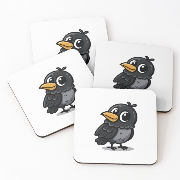Item preview, Cheerful Crow designed and sold by CanSparkleArt.