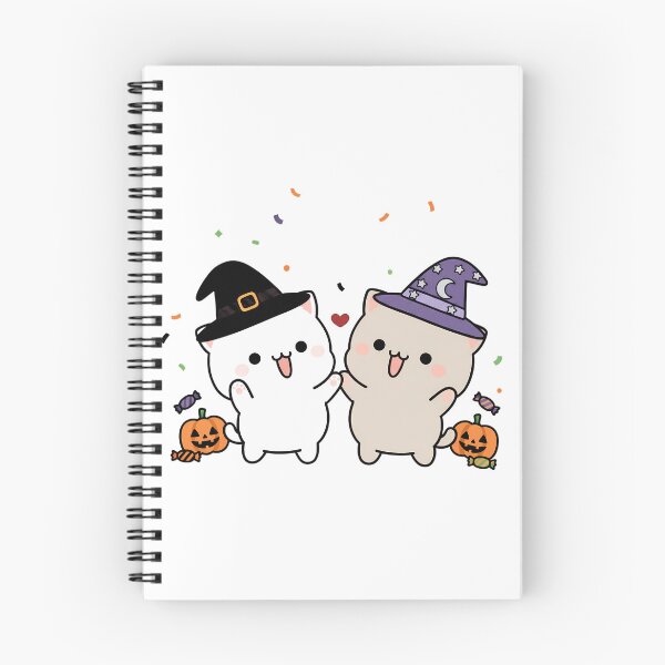 Item preview, bubu dudu in love Halloween Pumpkin candy hat  designed and sold by kristyglas-art.