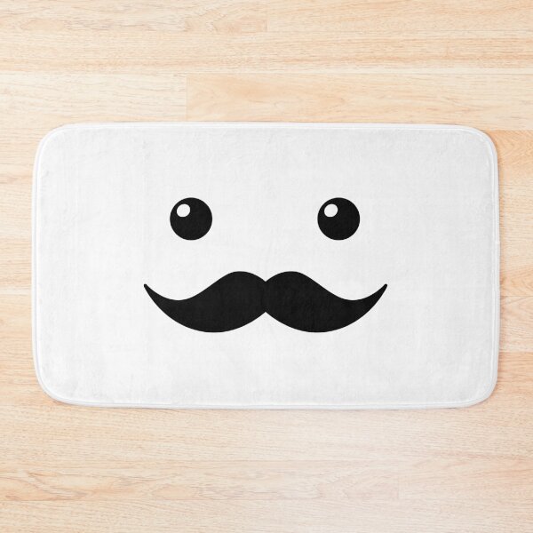 Item preview, Cute man face with sparkling eyes and mustache designed and sold by ArtimShop.