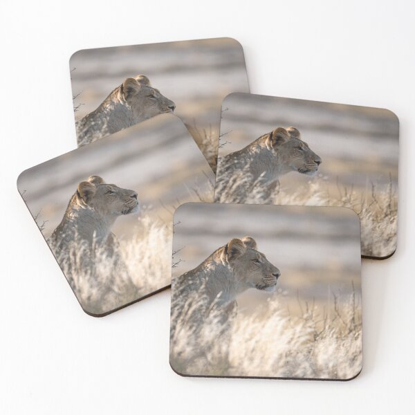Item preview, Golden Watch – Lioness in the Grasses of Kgalagadi designed and sold by DavideAntoniani.