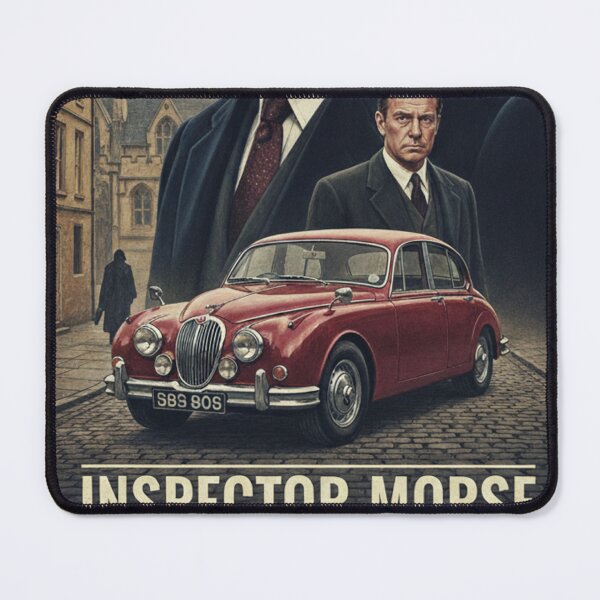 Item preview, Oxford Noir – Reimagined Inspector Morse Poster designed and sold by Art's Diner.