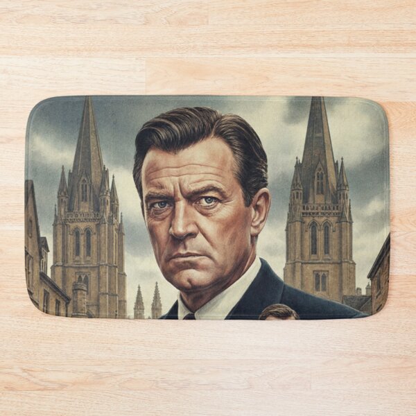 Item preview, Oxford Noir – Reimagined Inspector Morse Poster designed and sold by Art's Diner.
