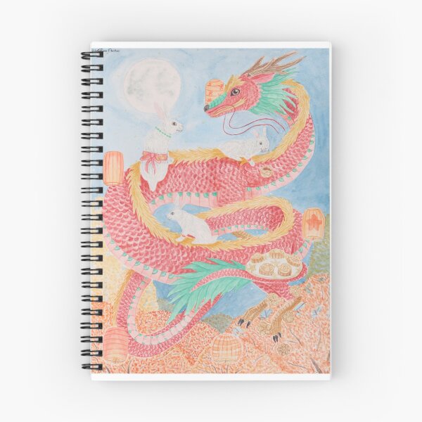 Item preview, Chinese moon festival watercolor painting designed and sold by WolfRaven Creations.