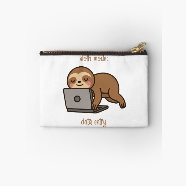 Item preview, Sloth Mode: Data Entry – Funny Allied Health Sloth Design designed and sold by TheSparklySLP.