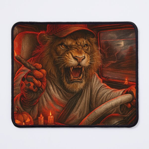 Item preview, Semi Truck – Lion Trucker Halloween Ride designed and sold by Zouky.art.