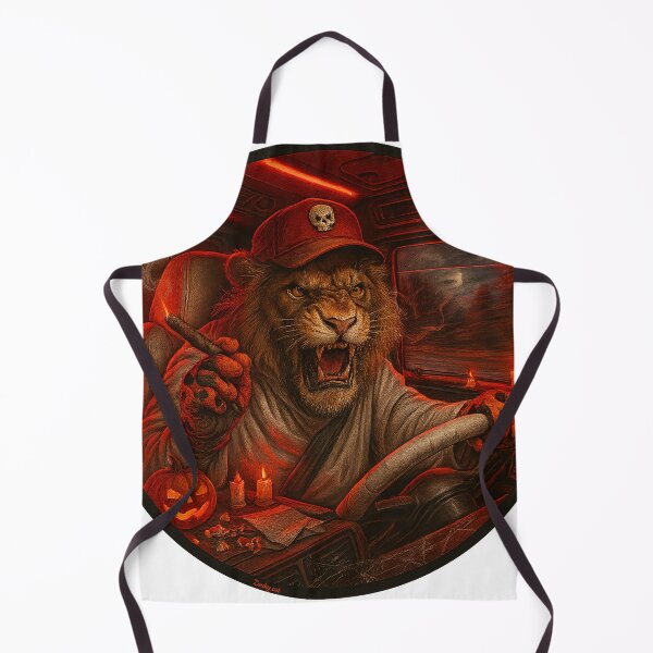 Item preview, Semi Truck – Lion Trucker Halloween Ride designed and sold by Zouky.art.