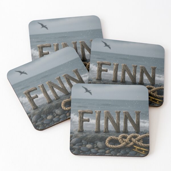 Item preview, Finn — North Sea Driftwood Crest designed and sold by VoidBloom Studio.