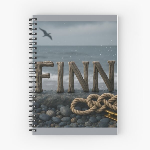 Item preview, Finn — North Sea Driftwood Crest designed and sold by VoidBloom Studio.