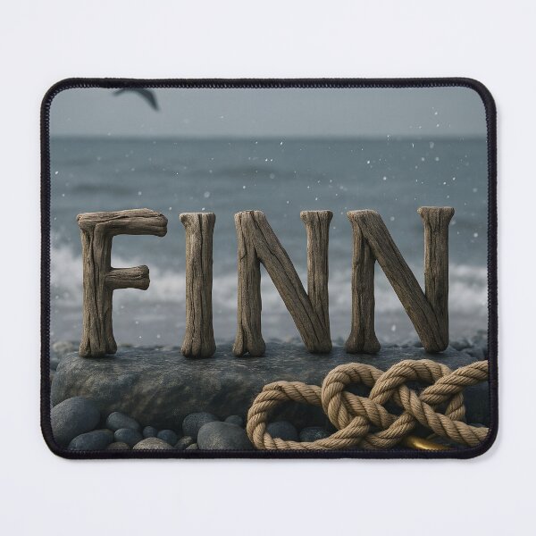 Aperçu de l'œuvre Finn — Crête de bois flotté de la mer du Nord créée et vendue par VoidBloom Studio.