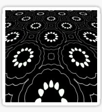 Noir et blanc Sticker