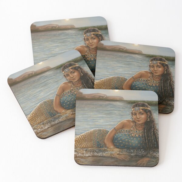 Item preview, Neo-Assyrian Mermaid designed and sold by AlanaReneArt.