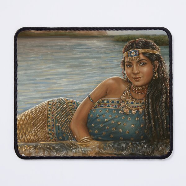 Item preview, Neo-Assyrian Mermaid designed and sold by AlanaReneArt.