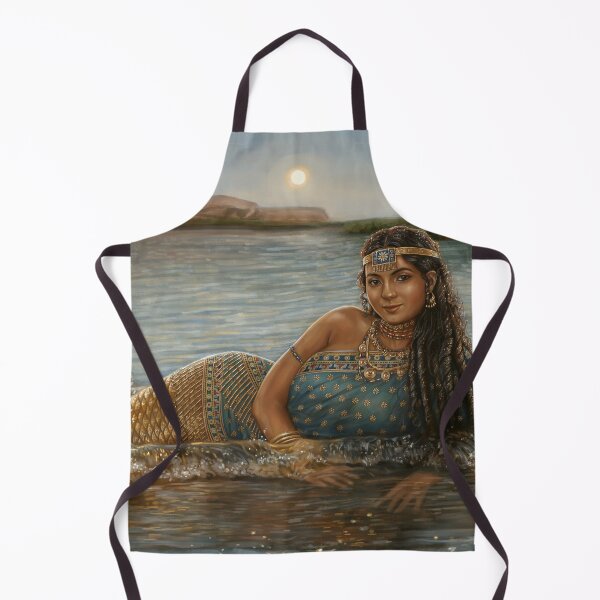 Item preview, Neo-Assyrian Mermaid designed and sold by AlanaReneArt.