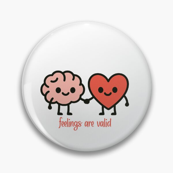 Item preview, Feelings Are Valid – Brain & Heart Design designed and sold by TheSparklySLP.